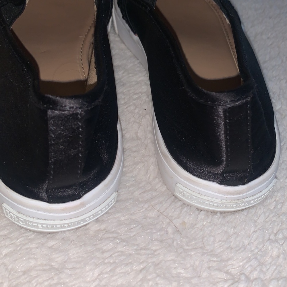 I.N.C. International Concepts Sammee Slip-On Sneakers 6 EUC Black Rhinestones - Picture 5 of 13